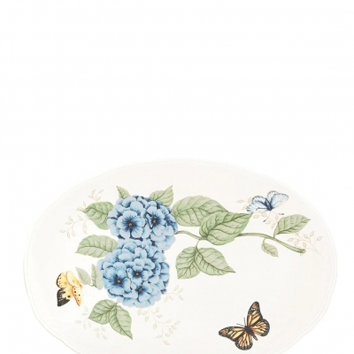 Butterfly Oval Servis Tabağı, 41cm