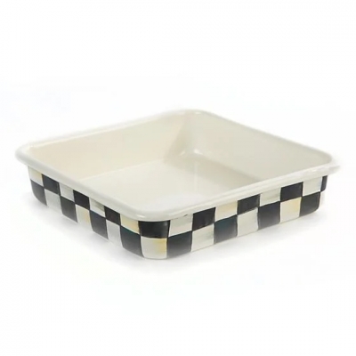 Courtly Check Enamel Baking Pan - 8''