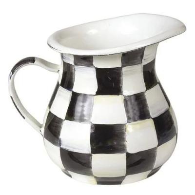 Courtly Check Enamel Creamer