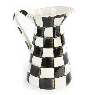 Courtly Check Enamel Practical Pitcher - Medium