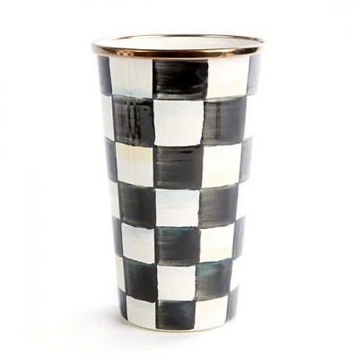 Courtly Check Enamel Tumbler - 20 Ounce