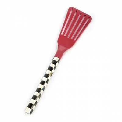 Courtly Check Fish Spatula - Red