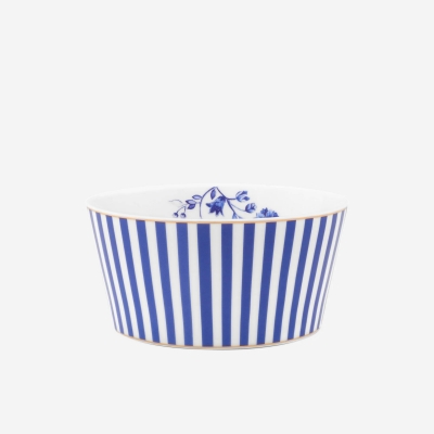 Pip Studio Royal Stripes Mavi Porselen Kase 15 Cm