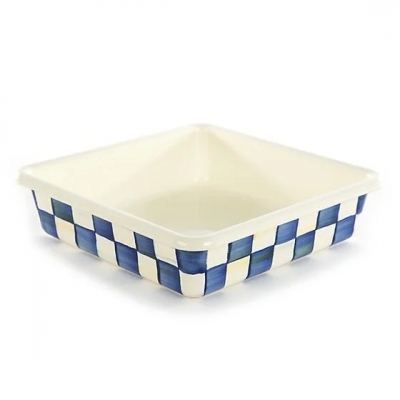 Royal Check Enamel Baking Pan - 8''