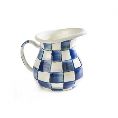 Royal Check Enamel Creamer