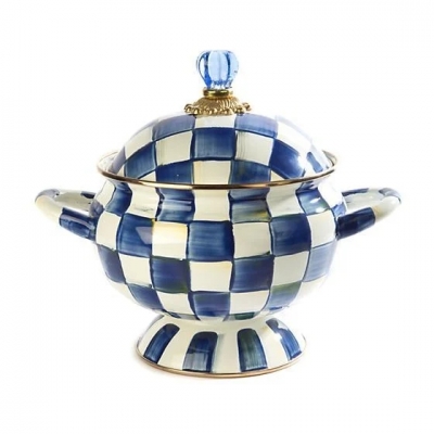 Royal Check Enamel Tureen