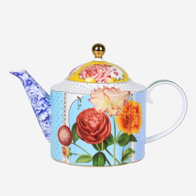 Sarı Pembe Porselen Demlik 950 Ml Royal Collection by Pip Studio Royal Collection | by Pip Studio Royal Sarı Pembe Porselen Demlik 950 ml