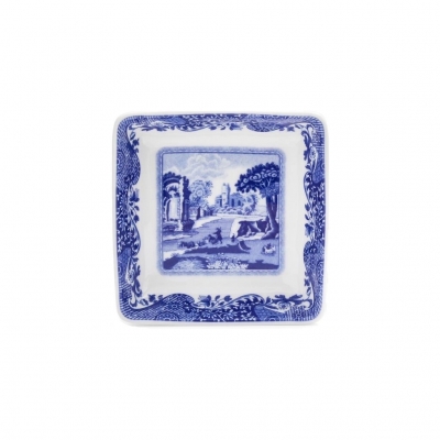 Spode Blue Italian Küçük kare kabak