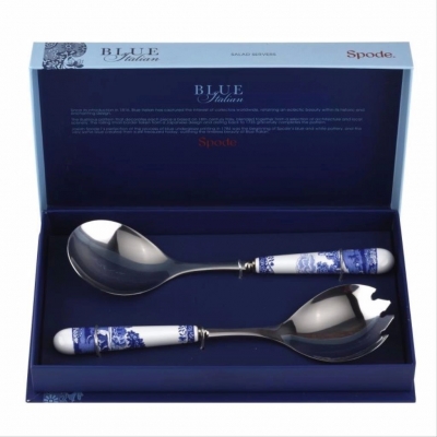 Spode Blue Italian Salata servis kaşıkları