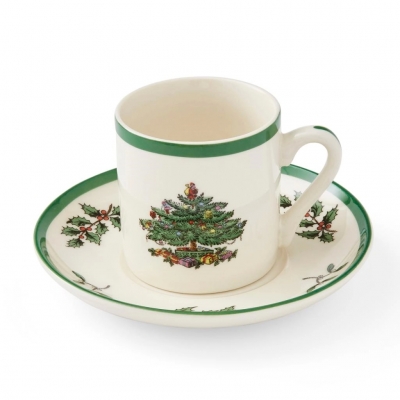 Spode Christmas Tree Kahve fincanı