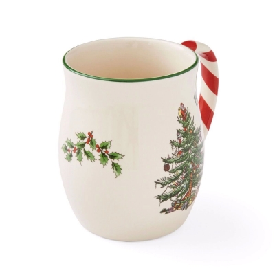 Spode Christmas Tree Kupa - Peppermint saplı 0.4lt