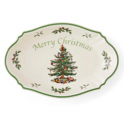 Spode Christmas Tree Oval servis 28cm