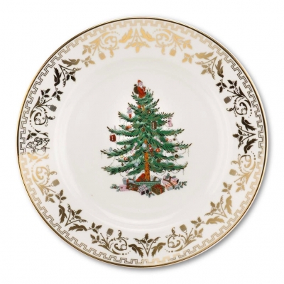 Spode Christmas Tree Pasta tabağı Gold 20cm