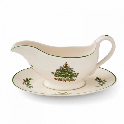 Spode Christmas Tree Sosluk ve tabağı 0.225lt