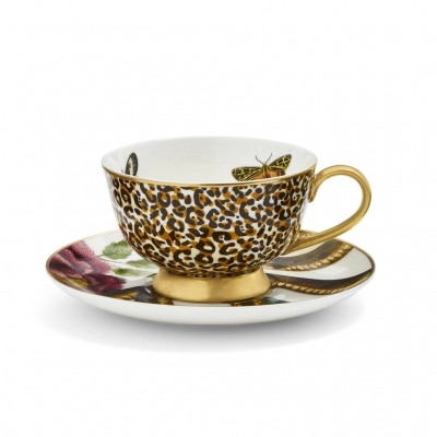 Spode Creatures of Curiosity Coupe (Leopard/Snake) çay fincanı