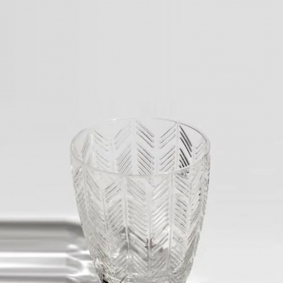 Zig Zag Transparent Kristal Su Bardağı