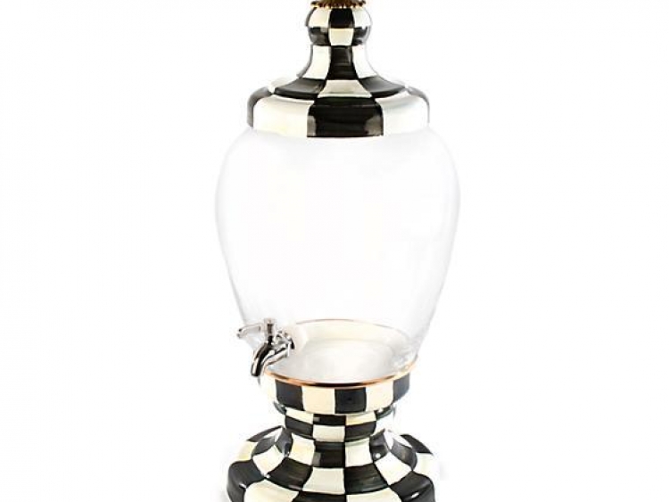 Courtly Check Enamel Beverage Hostess