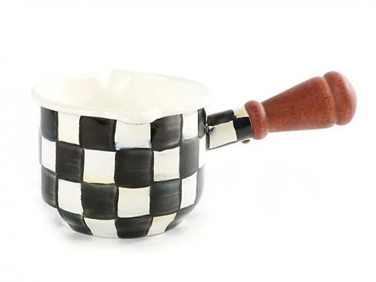 Courtly Check Enamel Butter Warmer