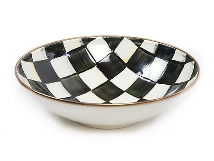 Courtly Check Enamel Gourmand Coupe