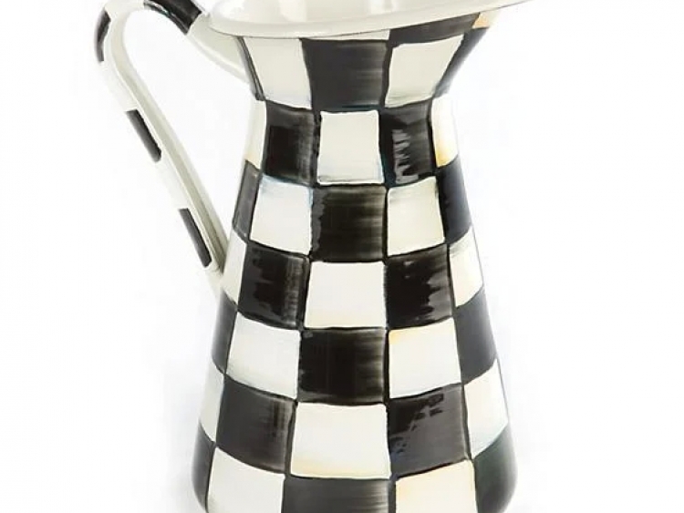 Courtly Check Enamel Practical Pitcher - Medium