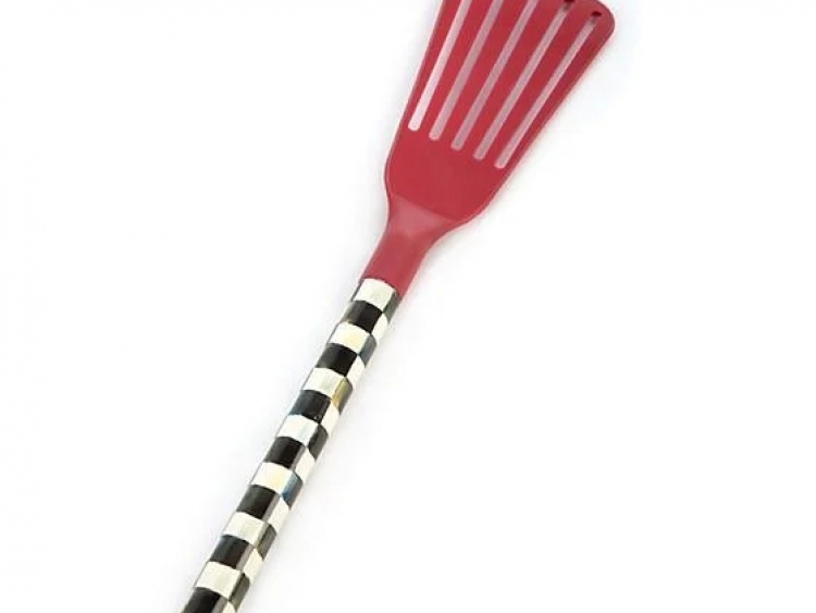 Courtly Check Fish Spatula - Red