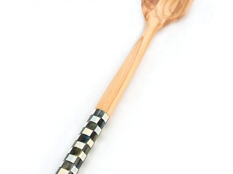 Courtly Check Olivewood Scraping Spoon