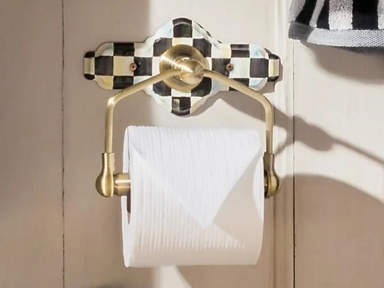 Courtly Check Toilet Paper Holder