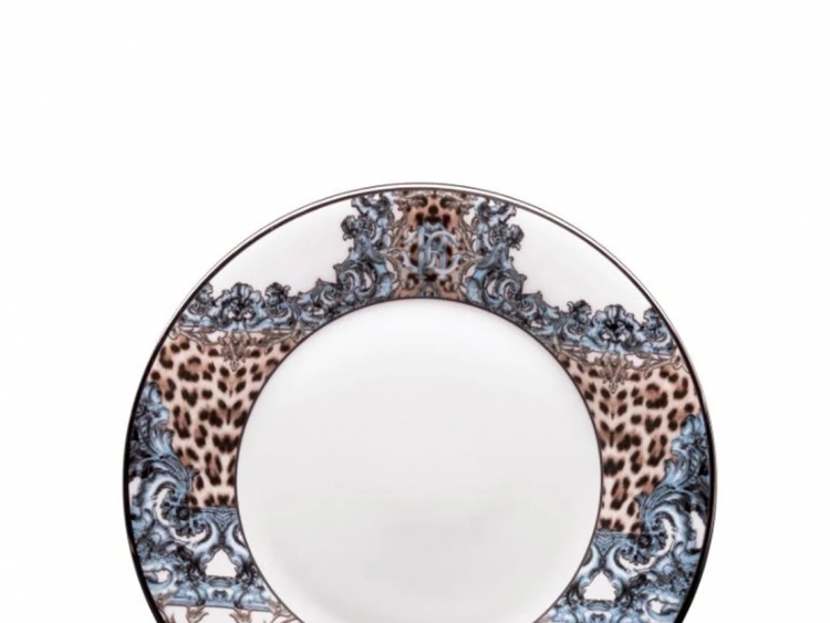 Palazzo Pitti Leopar Desenli Porselen Pasta Tabağı 21 Cm Sku: 2550001263099