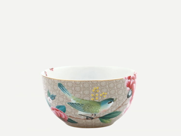 Pip Studio Blushing Birds Haki Porselen Kase 12 Cm