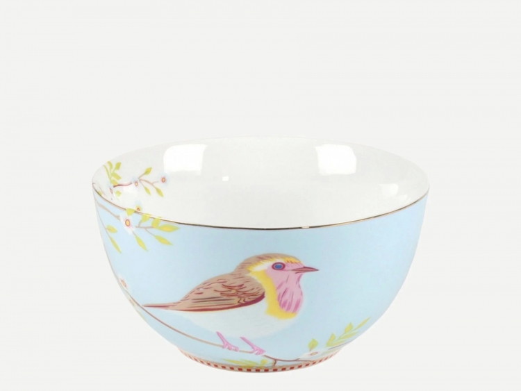 Pip Studio Early Bird Mavi Porselen Kase 15 Cm