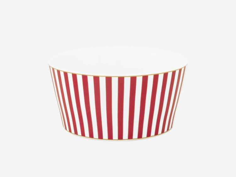 Pip Studio Royal Stripes Pembe Porselen Kase 12 Cm