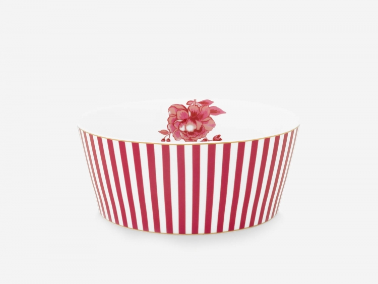 Pip Studio Royal Stripes Pembe Porselen Kase 15 Cm