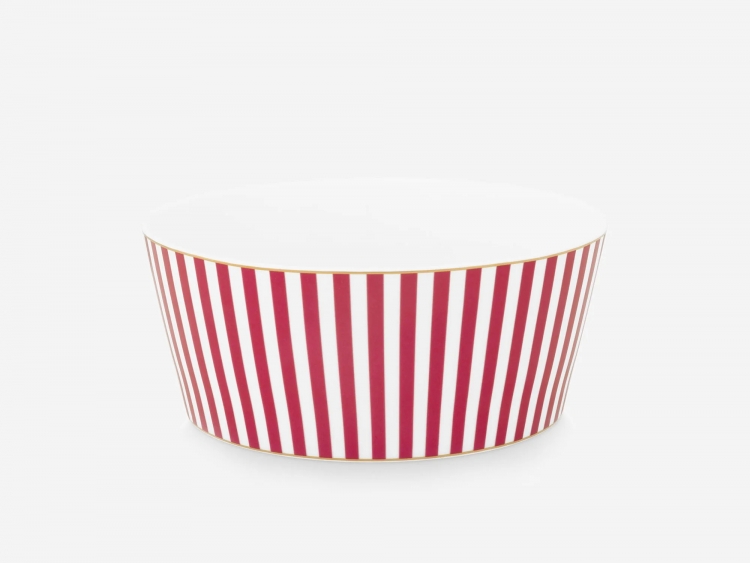 Pip Studio Royal Stripes Pembe Porselen Kase 15 Cm