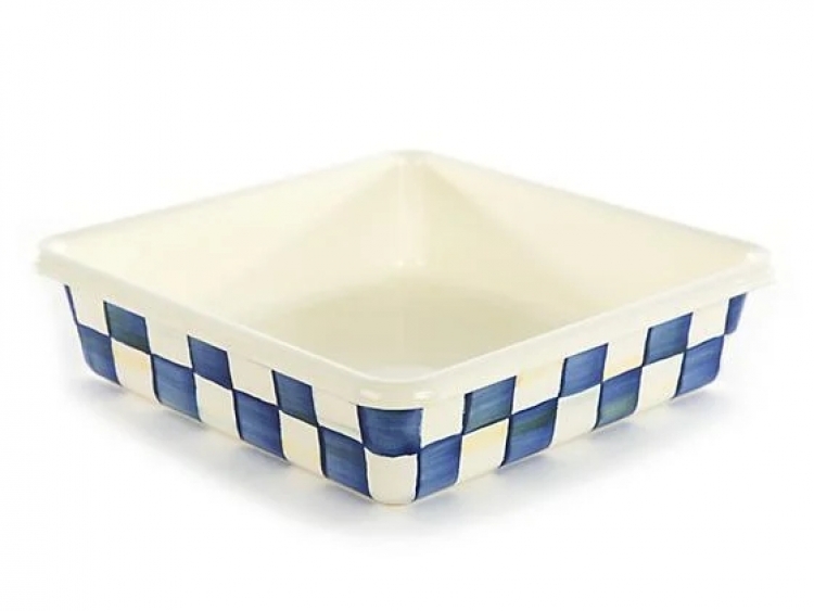 Royal Check Enamel Baking Pan - 8''