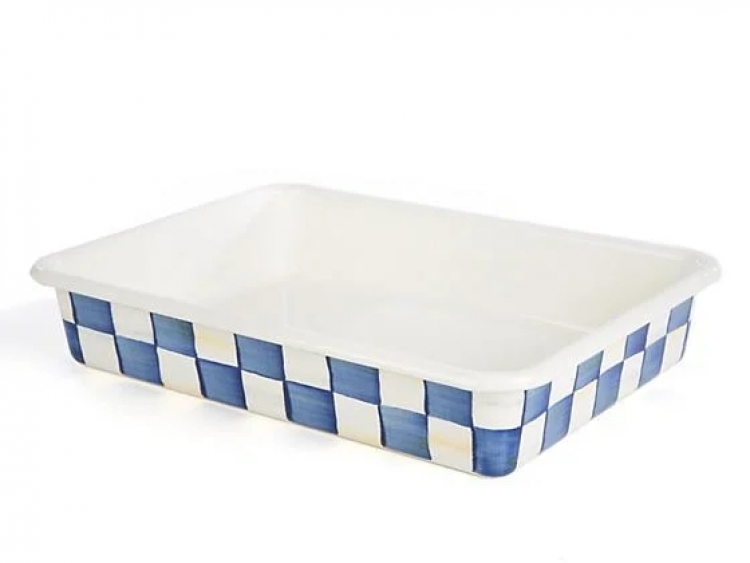 Royal Check Enamel Baking Pan - 9'' X 13''