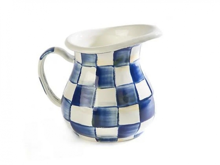 Royal Check Enamel Creamer