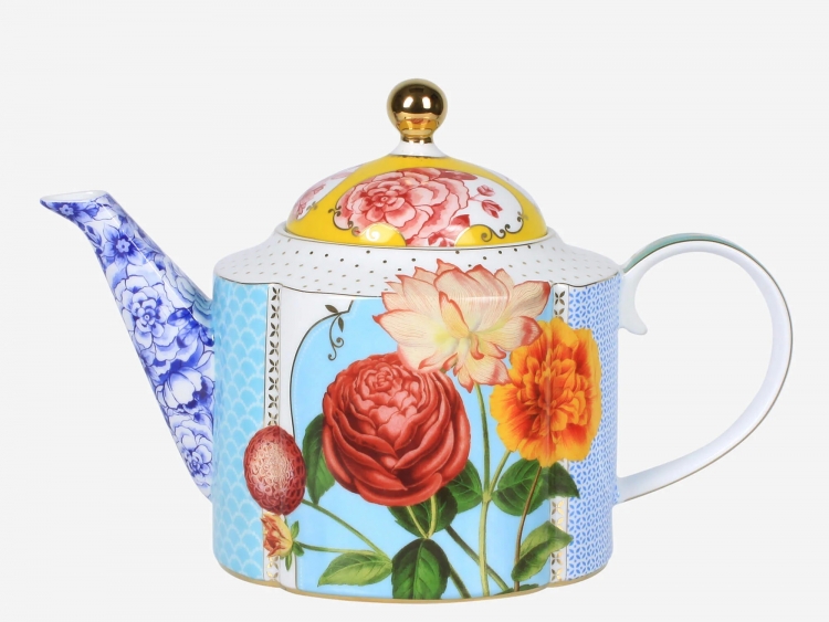 Sarı Pembe Porselen Demlik 950 Ml Royal Collection By Pip Studio Royal Collection | By Pip Studio Royal Sarı Pembe Porselen Demlik 950 Ml