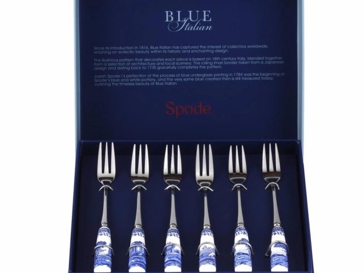 Spode Blue Italian 6Lı Çatal Seti