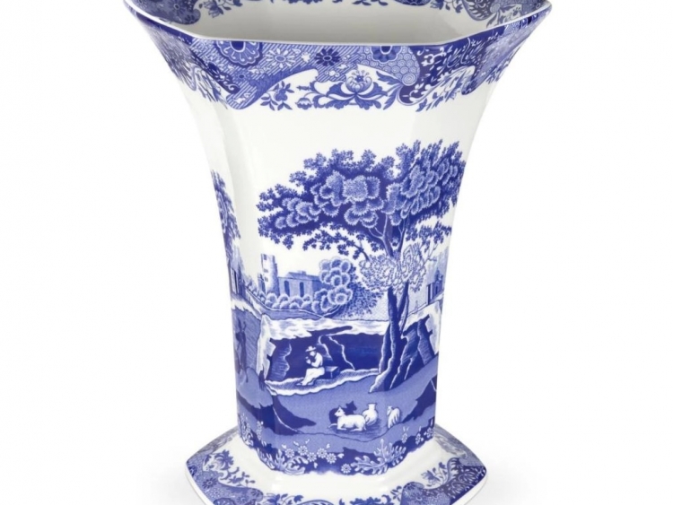 Spode Blue Italian Büyük Vazo