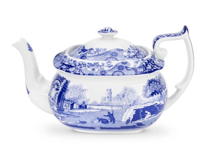 Spode Blue Italian Demlik