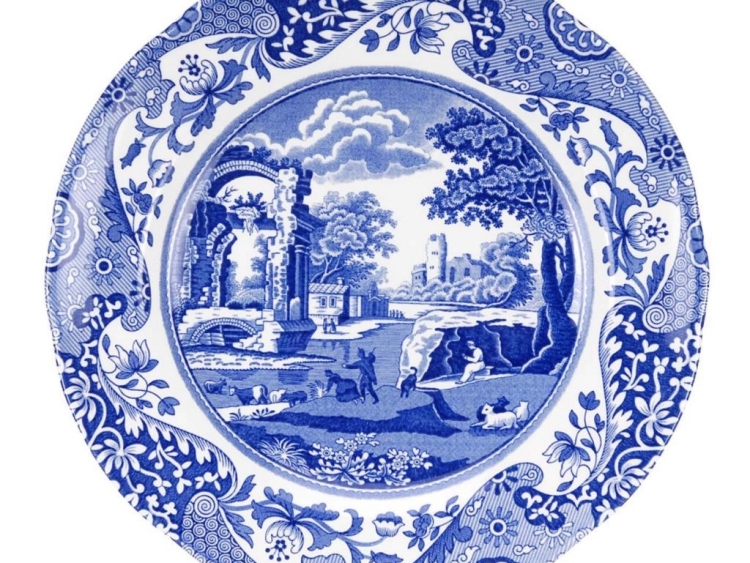 Spode Blue Italian Pasta Tabağı 20Cm