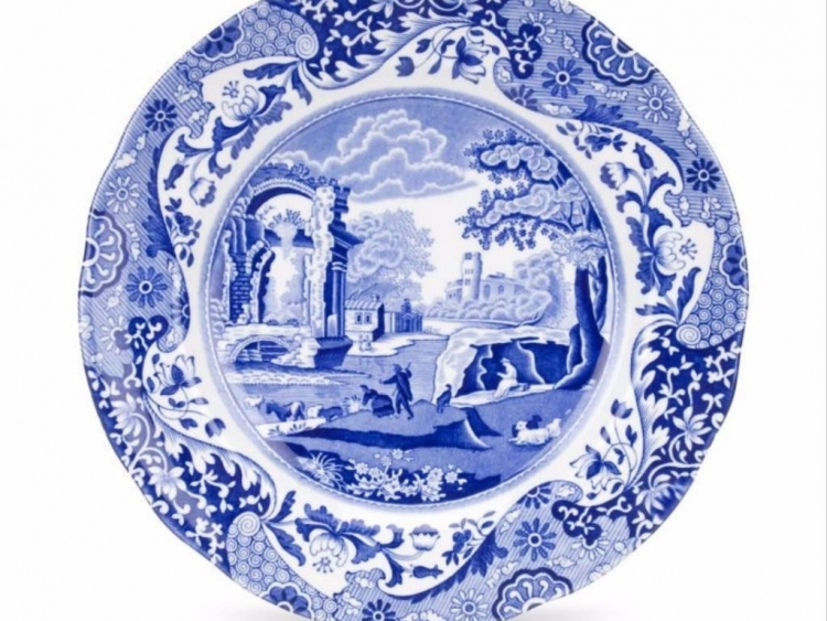 Spode Blue Italian Pasta Tabağı 23Cm