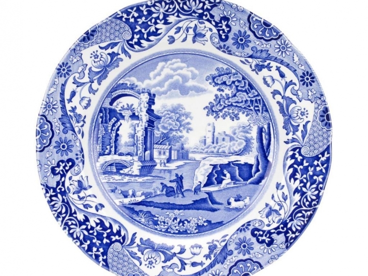 Spode Blue Italian Yemek Tabağı 27Cm