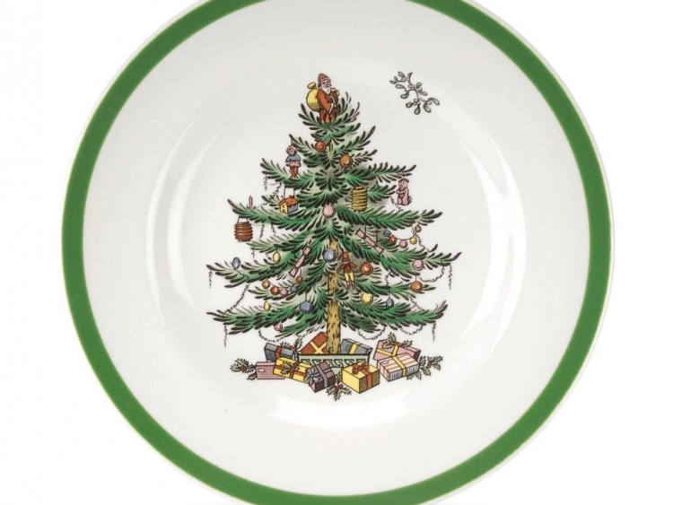 Spode Christmas Tree Ekmek Tabağı