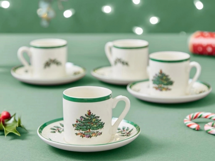 Spode Christmas Tree Kahve Fincanı