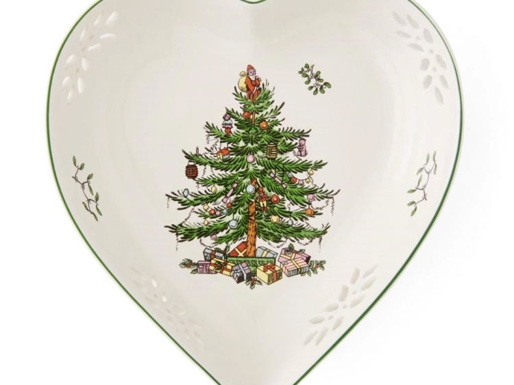 Spode Christmas Tree Kalp Tabak 18Cm