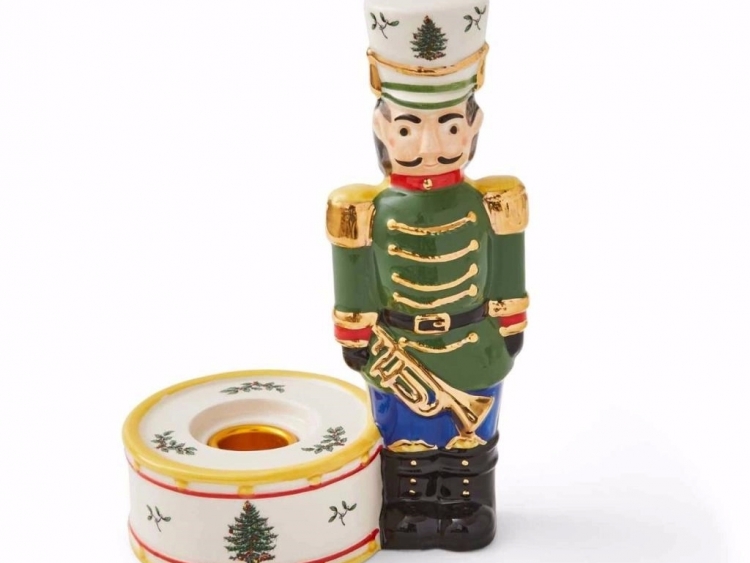 Spode Christmas Tree Nutcraker Mumluk - Yeşil 18Cm