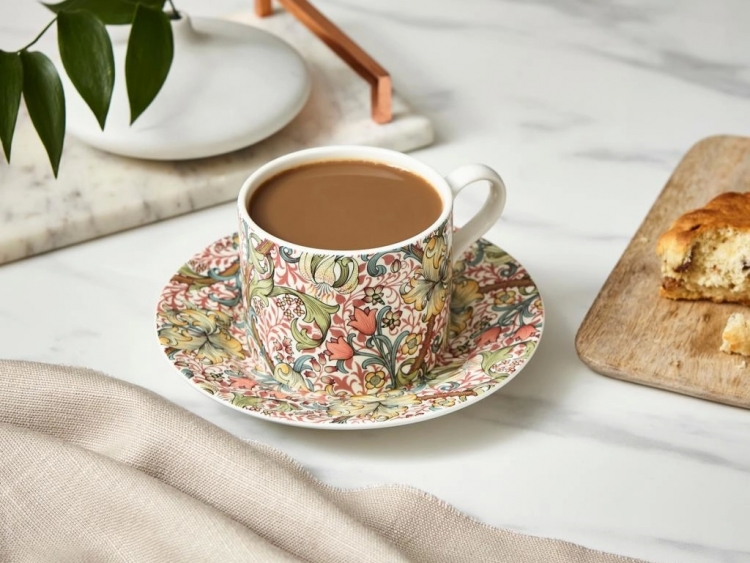 Spode Morris & Co - The Original Çay Fincanı - Golden Lily