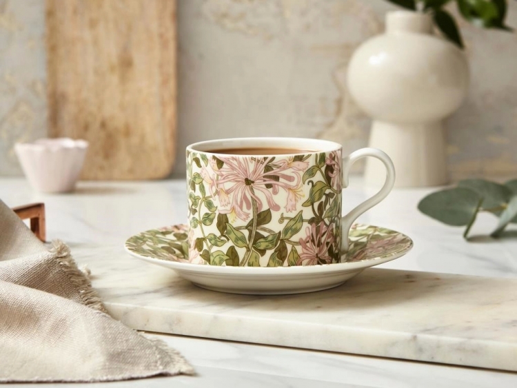 Spode Morris & Co - The Original Çay Fincanı - Honeysuckle