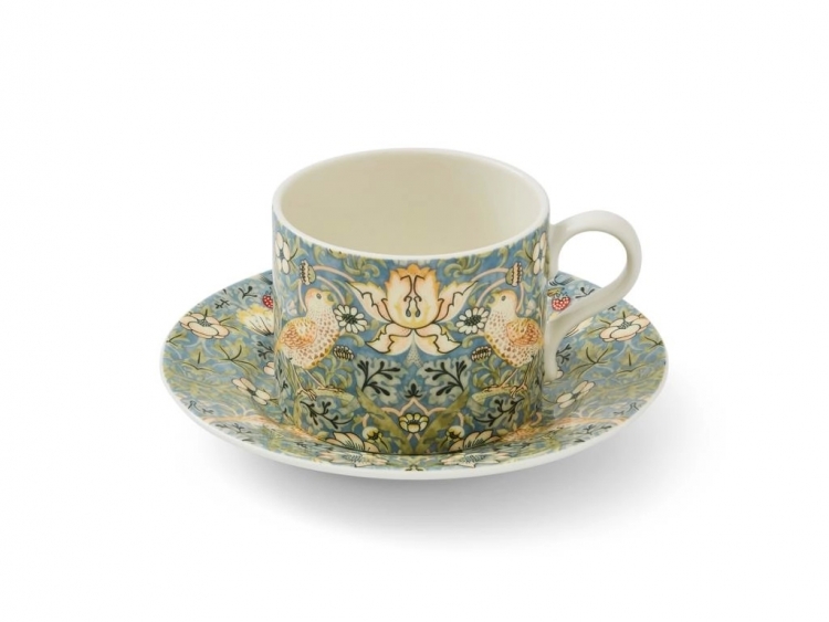 Spode Morris & Co - The Original Çay Fincanı - Strawberry Thief